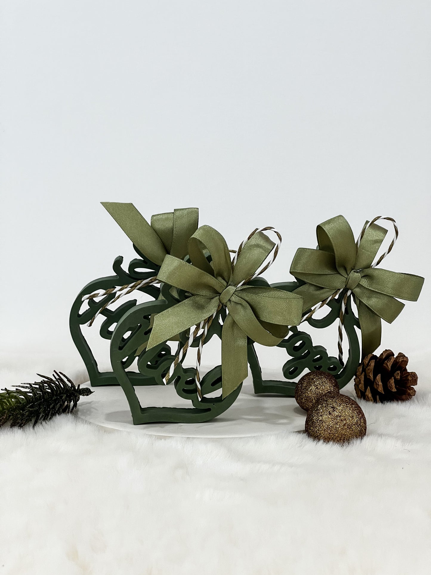 Decorazione albero set 3 pezzi